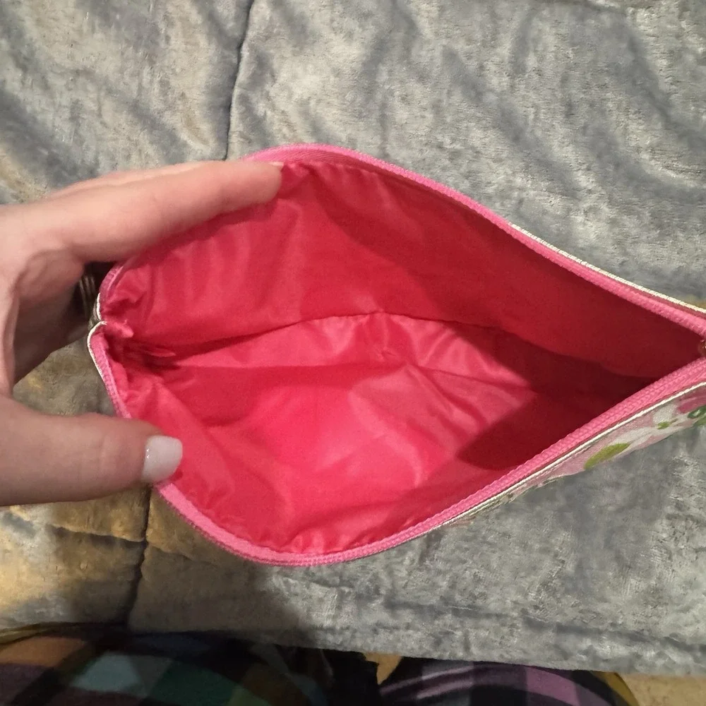 LILLY PULITZER FOR ESTEE LAUDER Tiger Lily Cosmetic Bag Travel Makeup Pouch NWOT